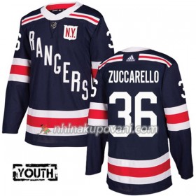 New York Rangers Dresy Mats Zuccarello 36 2018 Winter Classic Adidas Modrá Authentic - Dětské